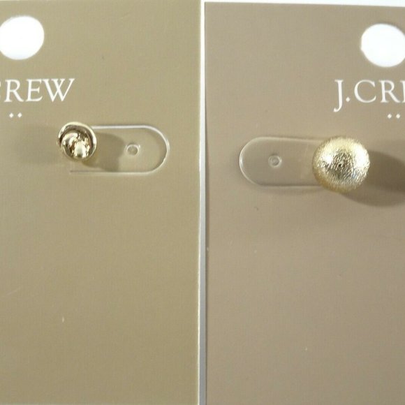 J.Crew pinball studd earrings Knotted stud Earrings Set of 2 NWT 50 - Picture 2 of 6